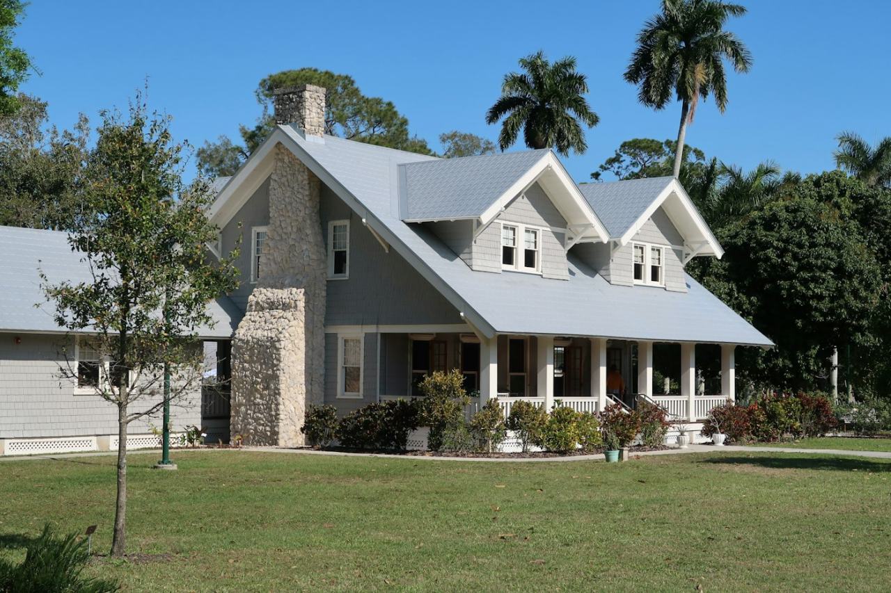Stone-Front Family Home